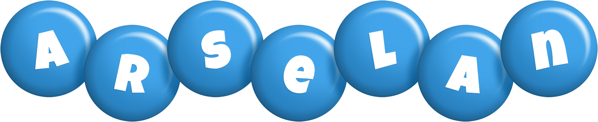 Arselan candy-blue logo