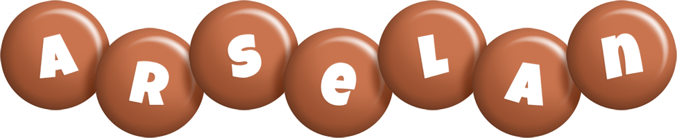 Arselan candy-brown logo