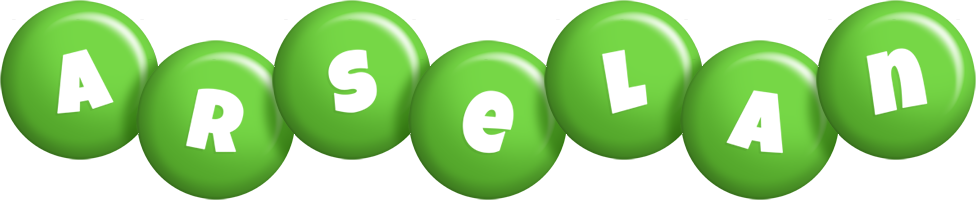 Arselan candy-green logo