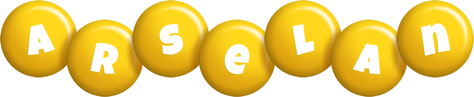 Arselan candy-yellow logo