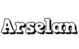 Arselan snowing logo
