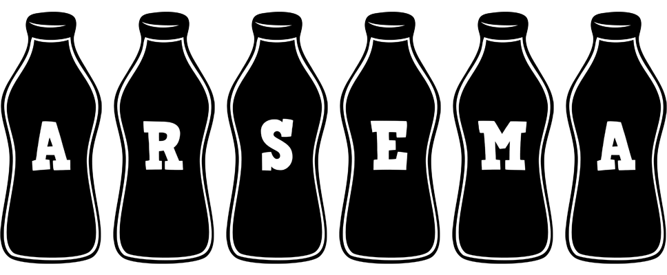 Arsema bottle logo