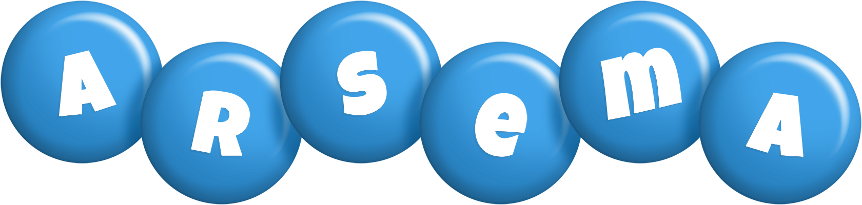 Arsema candy-blue logo