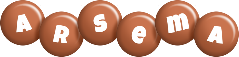 Arsema candy-brown logo