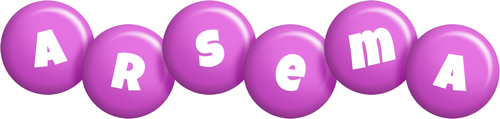 Arsema candy-purple logo