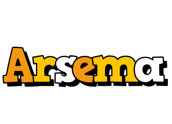 Arsema cartoon logo