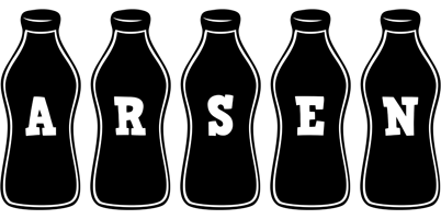 Arsen bottle logo