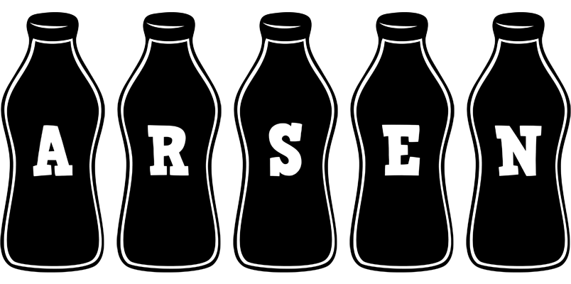 Arsen bottle logo