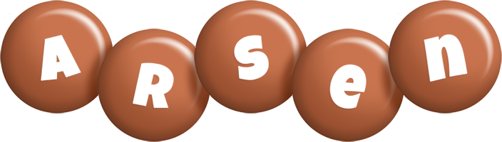 Arsen candy-brown logo