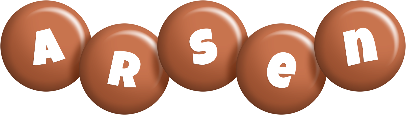 Arsen candy-brown logo