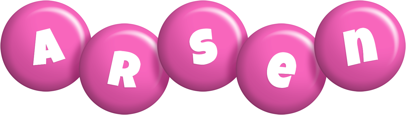 Arsen candy-pink logo