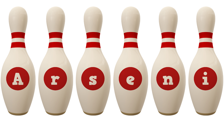 Arseni bowling-pin logo