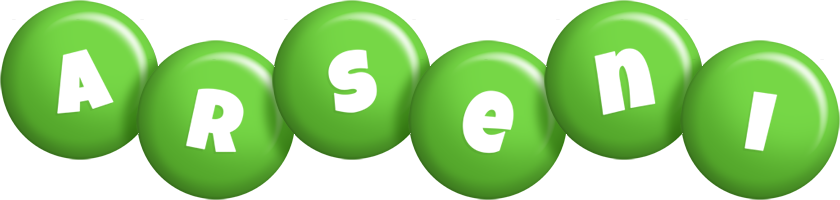 Arseni candy-green logo