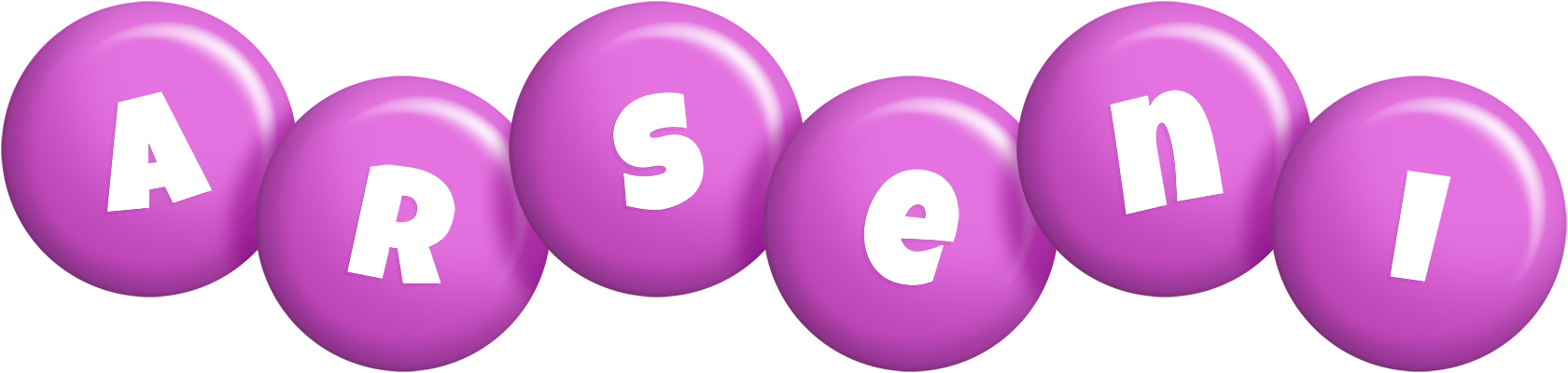 Arseni candy-purple logo