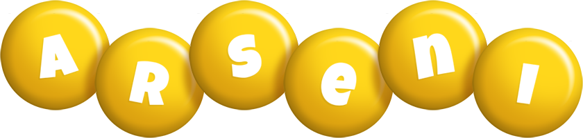 Arseni candy-yellow logo