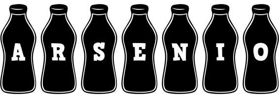 Arsenio bottle logo