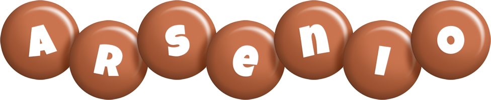 Arsenio candy-brown logo