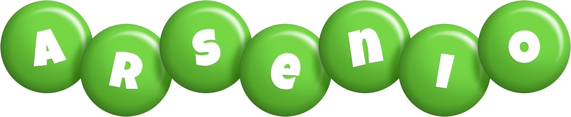 Arsenio candy-green logo