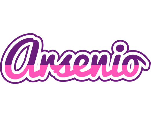 Arsenio cheerful logo