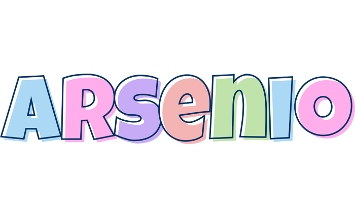Arsenio pastel logo
