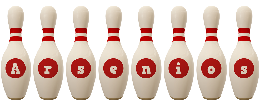 Arsenios bowling-pin logo