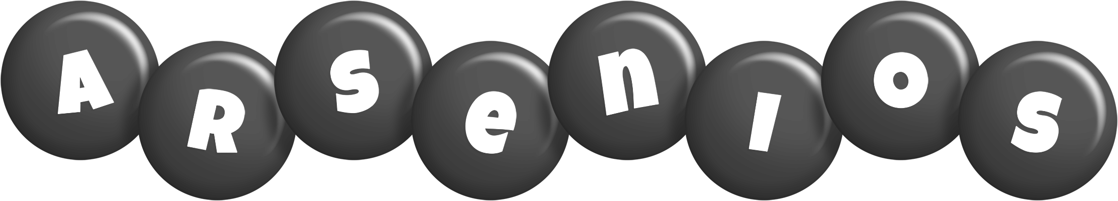 Arsenios candy-black logo