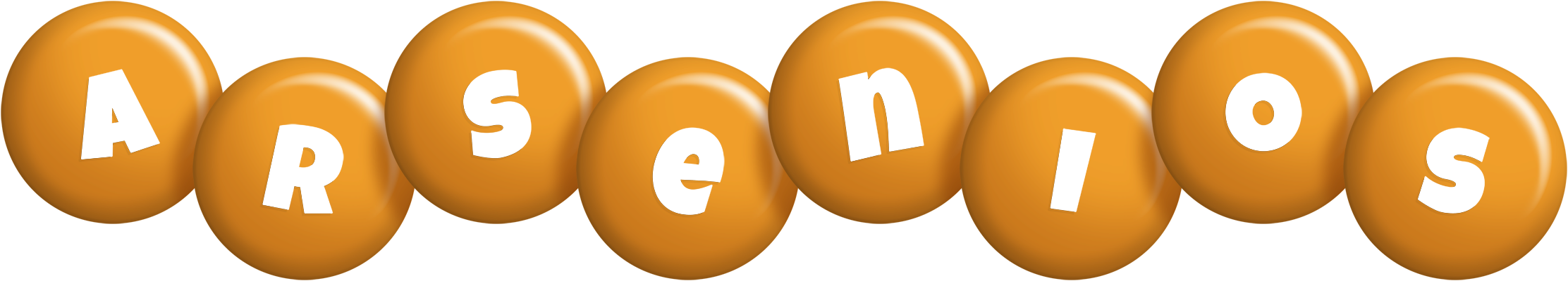 Arsenios candy-orange logo