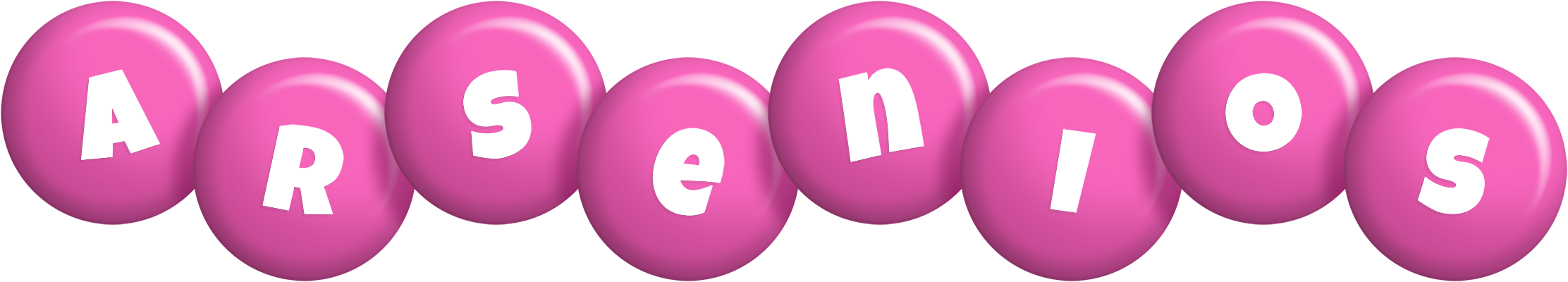 Arsenios candy-pink logo