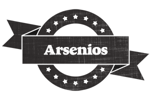 Arsenios grunge logo