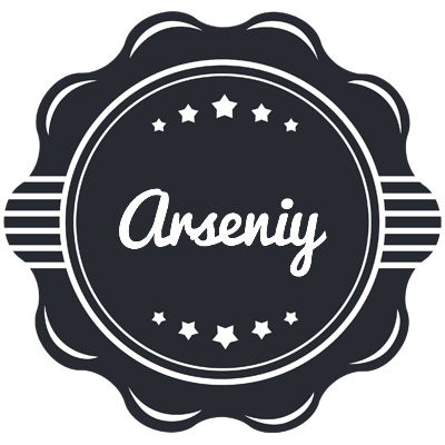 Arseniy badge logo