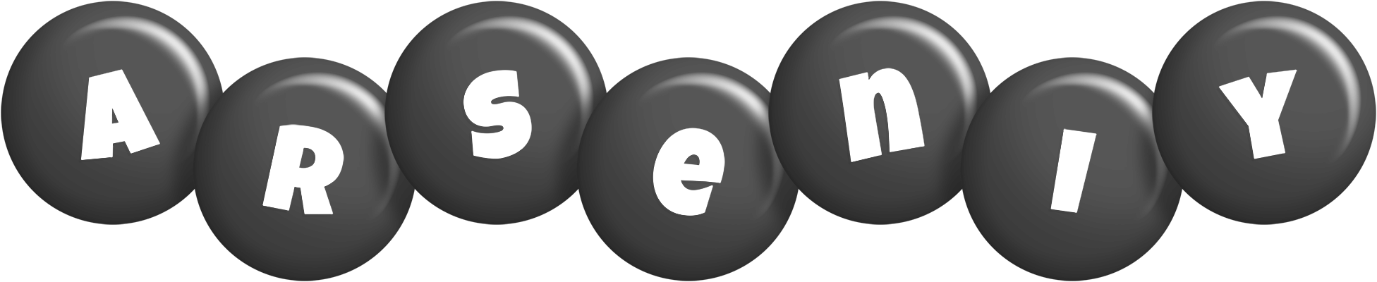 Arseniy candy-black logo