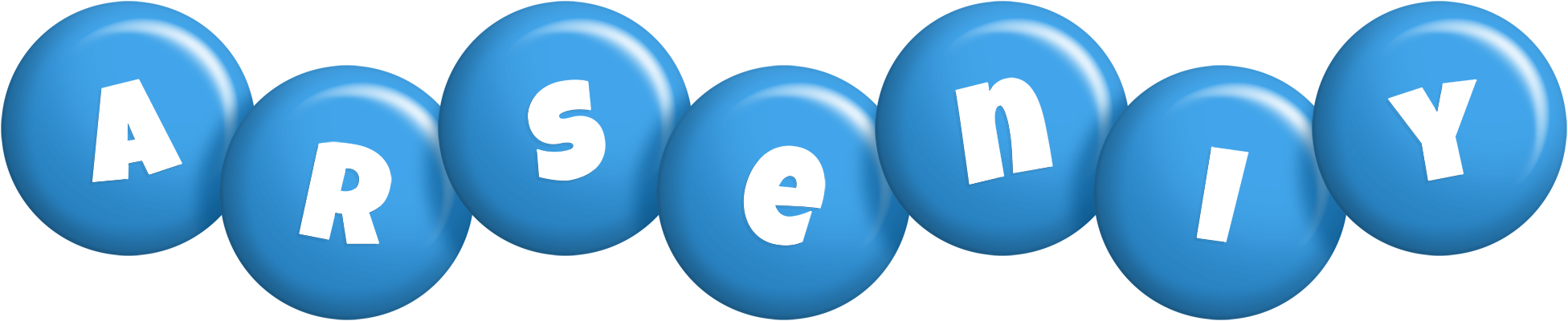 Arseniy candy-blue logo