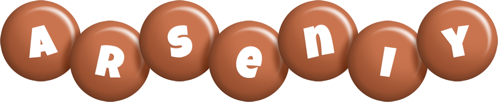 Arseniy candy-brown logo