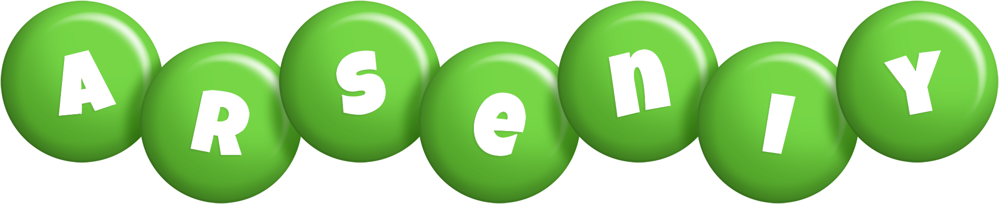 Arseniy candy-green logo