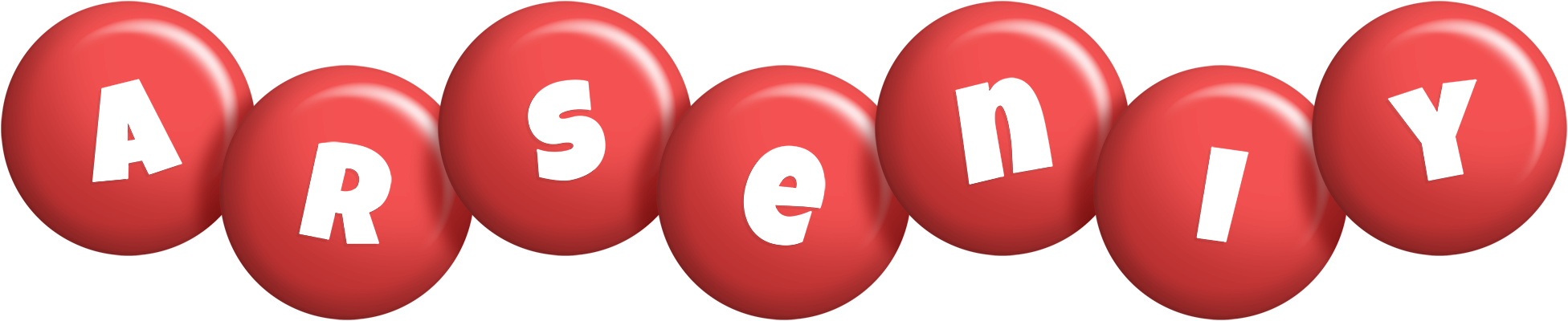 Arseniy candy-red logo