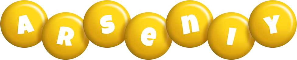 Arseniy candy-yellow logo