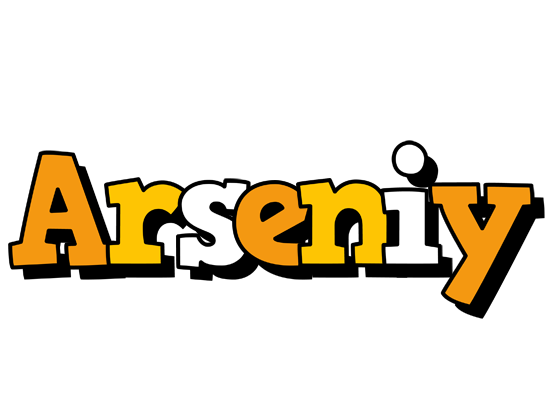 Arseniy cartoon logo