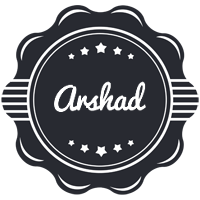 Arshad badge logo