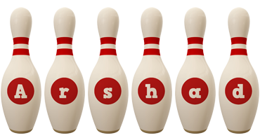 Arshad bowling-pin logo