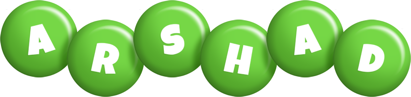 Arshad candy-green logo