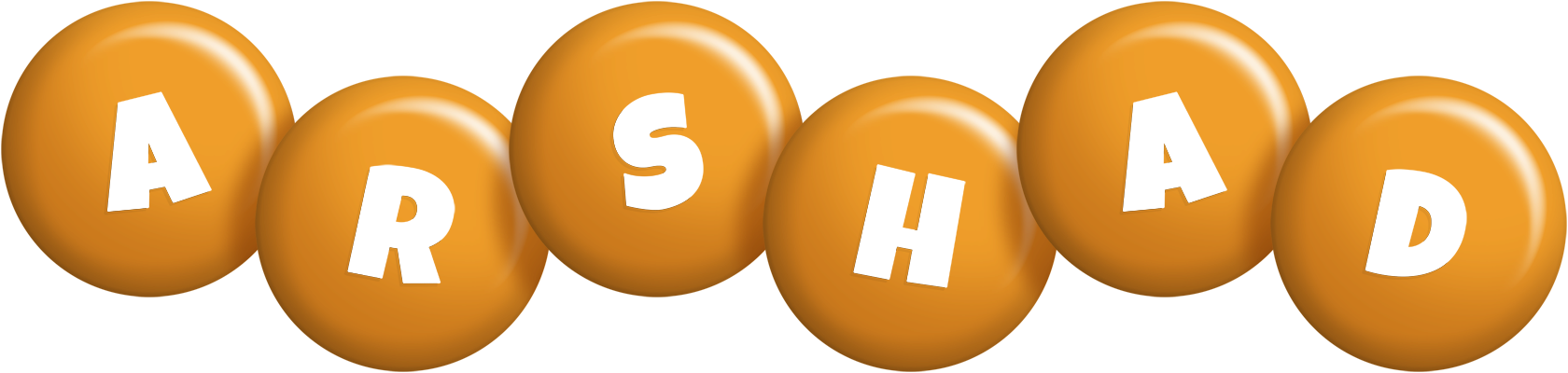 Arshad candy-orange logo
