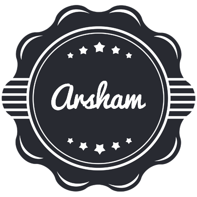 Arsham badge logo