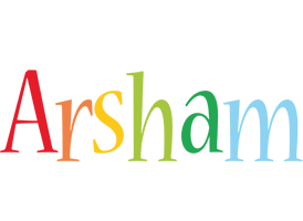 Arsham birthday logo