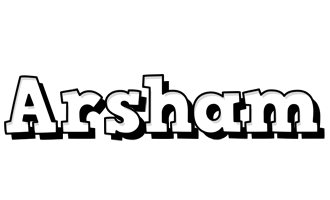 Arsham snowing logo