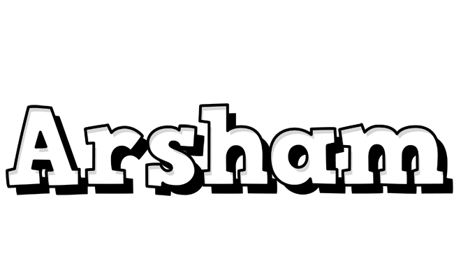 Arsham snowing logo