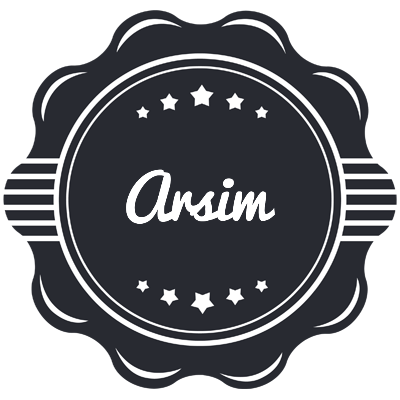 Arsim badge logo
