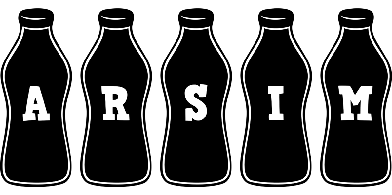 Arsim bottle logo
