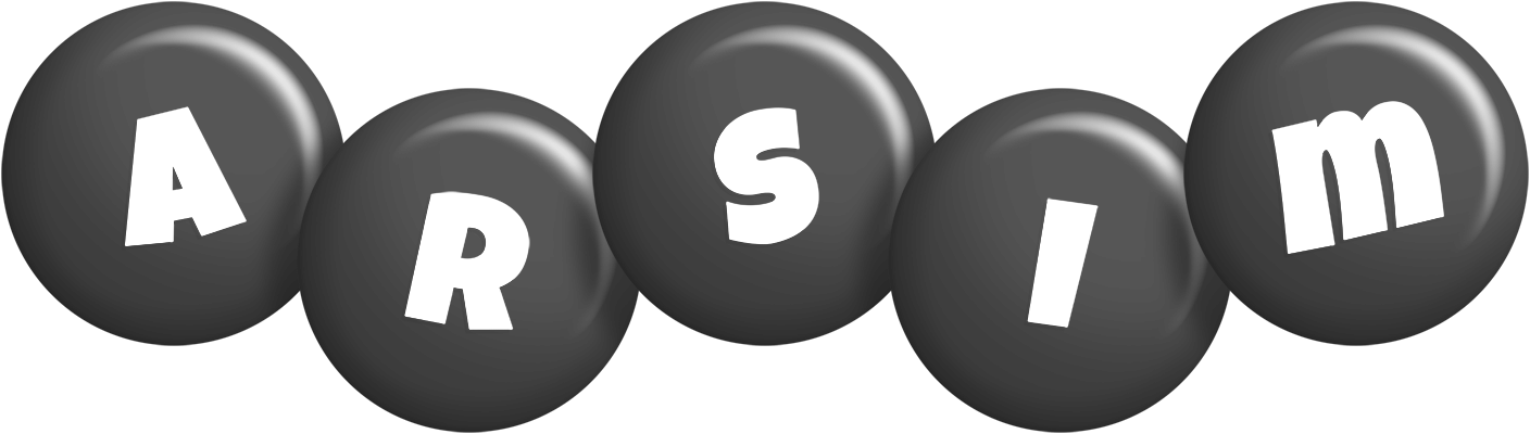 Arsim candy-black logo