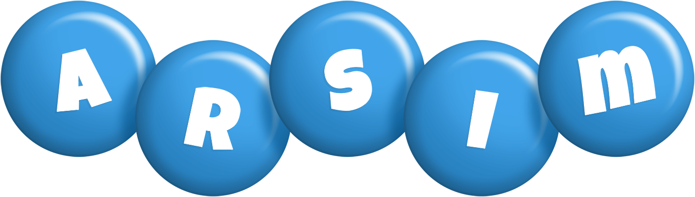 Arsim candy-blue logo