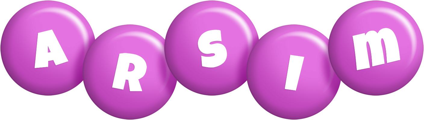 Arsim candy-purple logo